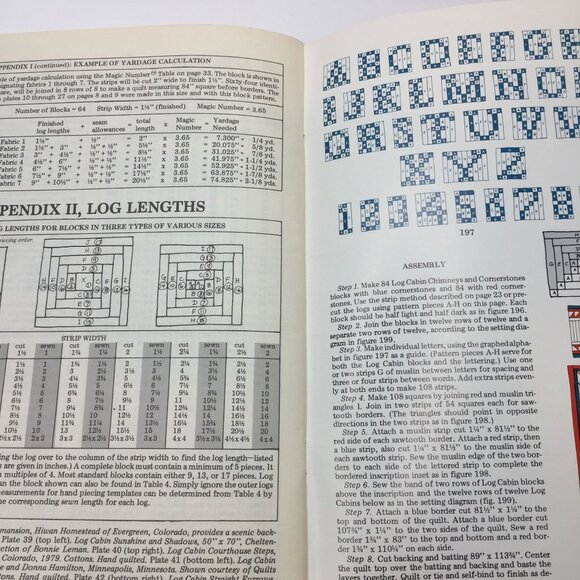 Log Cabin Quilts Bonnie Leman Judy Martin Pattern Instructions Designs Paperback - Picture 9 of 11